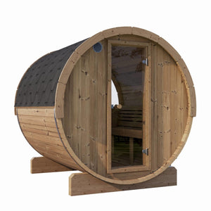 SaunaLife 6 Person 7' Long Barrel Sauna | Ergo Model E8