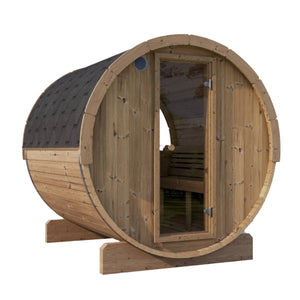 SaunaLife 2-4 Person 5' Long Barrel Sauna  | Ergo Model E6