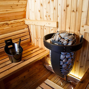 Harvia Spirit in Barrel Sauna