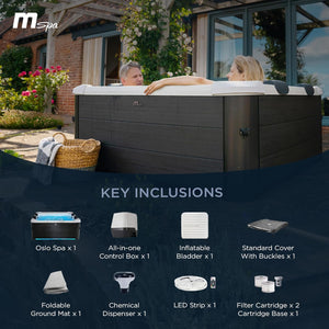 MSPA FRAME OSLO 2-6 Person Luxury Outdoor Hot Tub Spa