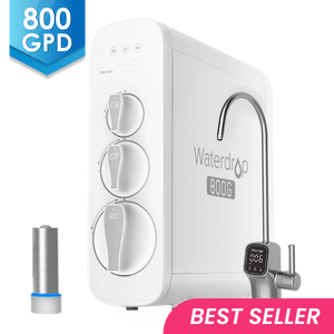 Waterdrop G3P800 Reverse Osmosis Tankless System with UV Sterilizing Light - 800 GPD