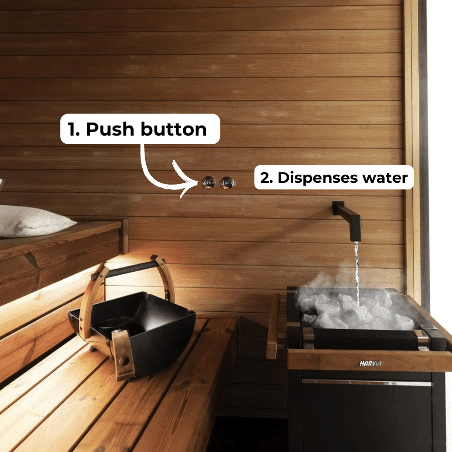 Automatic Water Dispenser For Sauna Heaters