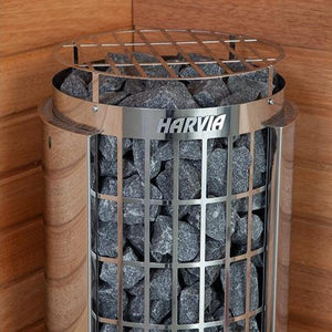 Harvia Cilindro WiFi Electric Heater Package w/ Digital Controller and Stones