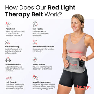 Hooga Portable Red Light Therapy Body Belt / Wrap