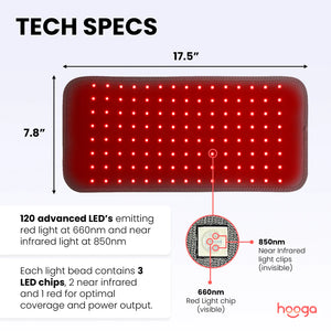 Hooga Portable Red Light Therapy Body Belt / Wrap