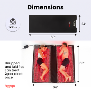 Hooga Portable Red Light Therapy Full Body Blanket / Pod - Fitness Recovery Lab