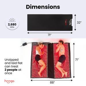 Hooga Portable Red Light Therapy Full Body Blanket / Pod XL - Fitness Recovery Lab