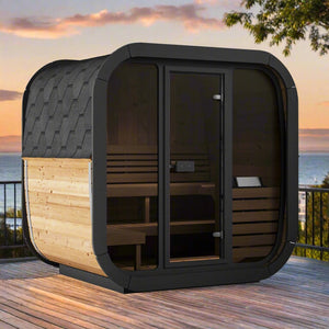 SaunaLife 4 Person 4.6' Long Cube Sauna | Model CL5G