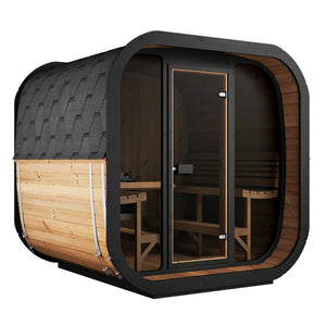 SaunaLife 6 Person 7.6' Long Cube Sauna | Model CL7G