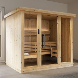 SaunaLife 4-6 Person Traditional Indoor Sauna | Model X7