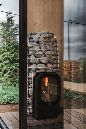 Huum HIVE FLOW Efficient Wood Burning Sauna Stove