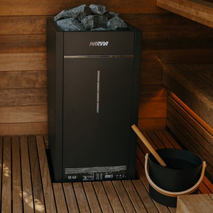 Harvia Virta Combi Electric Heater & Steamer Package w/ Digital Controller and Wifi and Stones