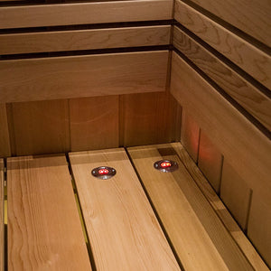 Harvia Autodose Button in Sauna Bench