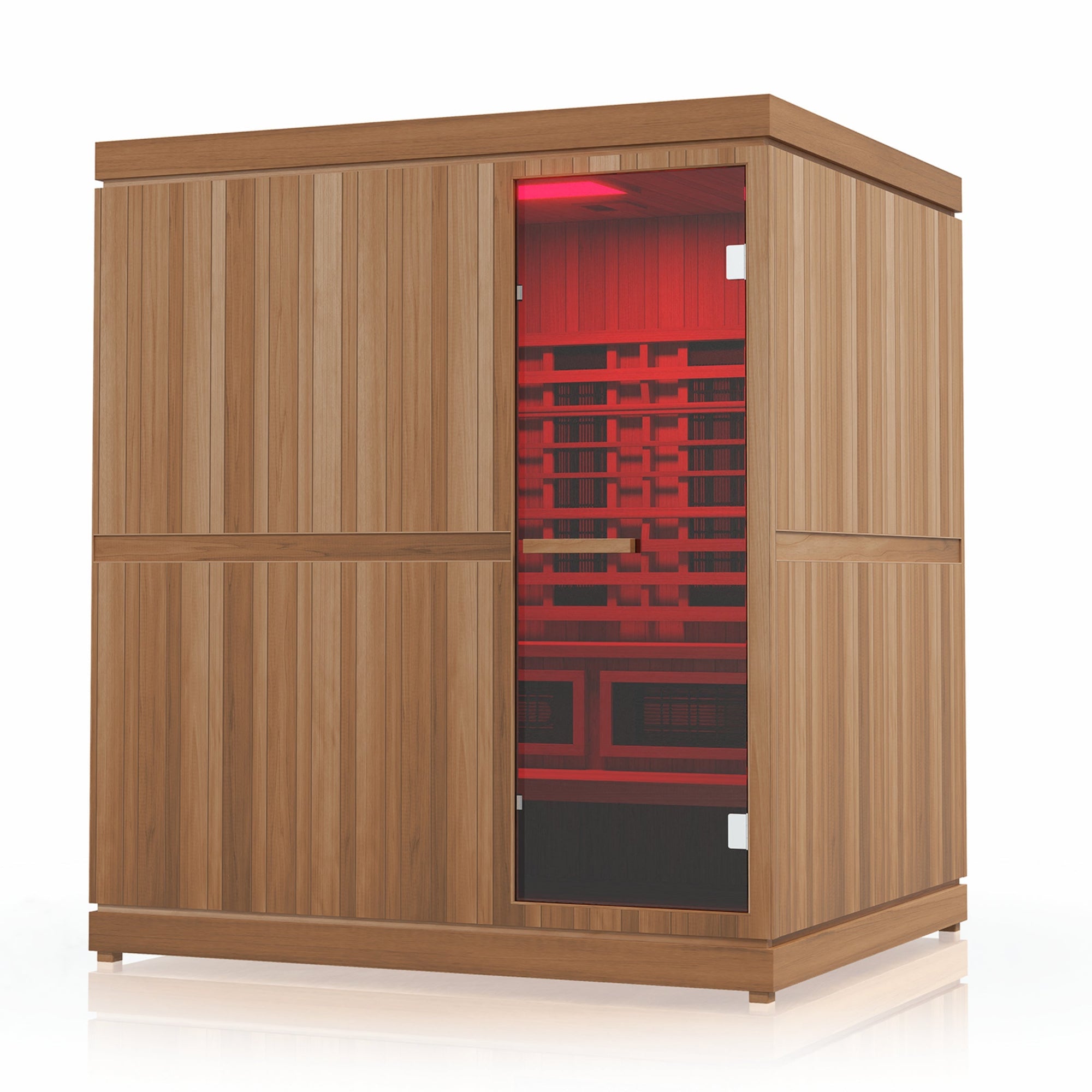 Finnmark Trinity 4-Person Hybrid Infrared & Traditional Steam Sauna & Red Light Therapy |  FD-5