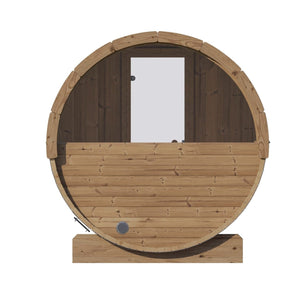 SaunaLife 2-4 Person 5' Long Barrel Sauna  | Ergo Model E6