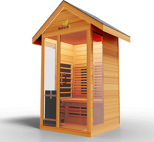 Medical Breakthrough Saunas - Nature 5 - 1 Person Hybrid Steam And Infrared Outdoor Sauna - Fitness Recovery Lab