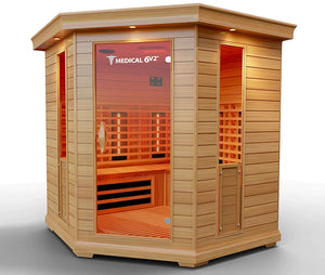 Medical Breakthrough Saunas - Medical 6 Plus Version 2.0 Full Spectrum 4 Person Indoor Infrared Sauna - Fitness Recovery Lab