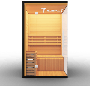 Medical Breakthrough Saunas - Traditional 5™ 2 Person Indoor Steam Sauna - Fitness Recovery Lab