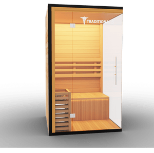 Medical Breakthrough Saunas - Traditional 5™ 2 Person Indoor Steam Sauna - Fitness Recovery Lab