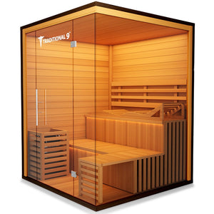 Medical Breakthrough Saunas - Traditional 9  4-7 Person Indoor Steam Sauna - Fitness Recovery Lab