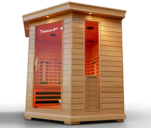 Medical Breakthrough Saunas - Medical 6 Plus Version 2.0 Full Spectrum 4 Person Indoor Infrared Sauna - Fitness Recovery Lab