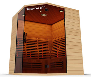 Medical Breakthrough Saunas - Medical 8 Version 2.0 Ultra Full Spectrum 6 Person Indoor Infrared Sauna