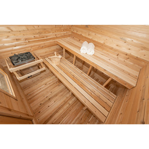 Dundalk Luna Traditional Outdoor Sauna | 2-4 persons (CTC22LU) - Fitness Recovery Lab