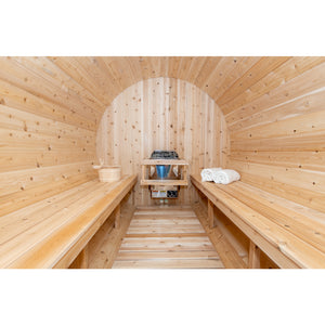 Dundalk Tranquility Barrel Sauna | 6-8 persons (CTC2345W) - Fitness Recovery Lab