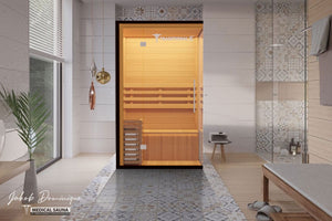 Medical Breakthrough Saunas - Traditional 5™ 2 Person Indoor Steam Sauna - Fitness Recovery Lab